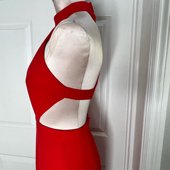 NBD the Xnaven Twins Dress Cutout Party Cocktail Red Dress Sz S - Picture 7 of 9